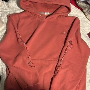 Champion Women's Rust Hoodie Sweater